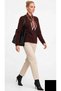 Women's Scarf-Detail Oversized Sweater