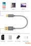 كابل USB C بطول 6 بوصات، سلك شحن سريع من USB A إلى USB C - 8