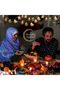 Ramadan Eid String Light- 9.8ft 20LEDs Panited Eid Moon Star Kerosene Lantern Lamp Mubarak Islam 5 P - 4