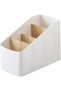 Wood Desktop Storage Organizer Remote Control Holder Multi-Compartment Pen Stationery Makeup Contain