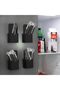 Magnetic Pen Holder, 4-Pack, Whiteboard Organizer, Black - 6