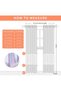 Purple Rainbow Curtains for Kids Bedroom, Extra Long Drapes 1 Panel - 8