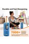 Electric Pencil Sharpener, Fully Automatic Pencil Sharpener, Auto in & Out, Rechargeable Hands-Free - 3