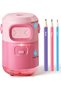 Electric Pencil Sharpener for Kids, Fully Automatic Rechargeable Pencil Sharpener for Colored Pencil