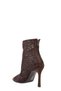 Brown Lace-Up Pointed Toe Women's Boots with Thin Heels (050 2604754) - 3