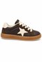 Unisex Rubber Sole, Lace-Up Casual Sneakers for Girls and Boys with Star Details - 4