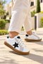Unisex Rubber Sole, Lace-Up Casual Sneakers for Girls and Boys with Star Details - 4