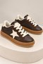 Unisex Rubber Sole, Lace-Up Casual Sneakers for Girls and Boys with Star Details - 5