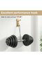 Stainless Steel Non Perforated Self-adhesive Hook Gold 4PCS - 2