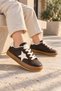 Unisex Rubber Sole, Lace-Up Casual Sneakers for Girls and Boys with Star Details - 7