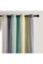 Green Yellow Grey Rainbow Curtains Boys for Bedroom 1 Panel - 2