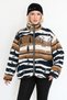 Women's Soft-Zip Patterned Fleece-Lined Jacket