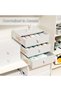 Under Shelf Drawer Organizer, Underwear Organizer Drawer, 15 Cells Plastic Socks Drawer, Stackable C - 2