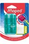 Connect Translucent Duo Eraser and Pencil Sharpener (Assorted Colours) - 6