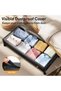 Underbed Storage Containers with Wheels, Large Under Bed Drawers, Rolling Organizer with Removable L - 3