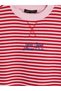 TWO MT SHOP QUALITY LCW Modest Pink 3-Stripe Comfortable & Relaxed Women's Sweatshirt Tunic - 3