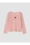 LCW Kids Red Checkered Slim-Fit Long-Sleeve Girls' T-Shirt, Featuring the ALITA CITY Touch - 3