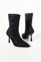 Women's Suede Zip-Up Boots with Stiletto Heels—Elegant and Stylish Design - 4