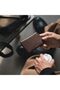 حافظة بطاقات نحيفة وأنيقة مع حماية من تقنية RFID، محفظة جلدية للجيب الأمامي مع إغلاق مغناطيسي - 7