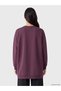 TWO MT SHOP QUALITY: Plum 2-Ply, Brushed Inside, Comfortable & Relaxed Women's Sweatshirt Tunic - 4