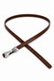 Women's Thin Buckled Belt with Bow Detail – Stylish Belt for Pants and Dresses, Available in Gold and Silver Buckle Options - 3