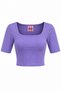 Crop Top, Women's Crop Top, Women's Stretch Fabric Bodysuit, Women's Basic Blouse - 6