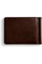 BROMPTON Slim Leather Money Clip RFID Wallet for Men (Brown) - 4