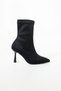 Women's Suede Zip-Up Boots with Stiletto Heels—Elegant and Stylish Design - 3