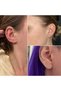 Threadless Nose Studs, 6 PCS 20G Gold Filled Flat Back Studs with CZ Stones, Hypoallergenic Threadle - 5