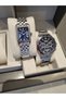 Metal Steel Bracelet BAY - 5-10 Atm Waterproof Couple's Wristwatch