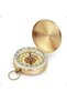 Classic Copper Compass for Hiking and Camping, Pocket Navigation Compass for Backpacking, Map Readin