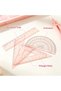 Ruler Set, Geometry Set with 15cm Ruler Protractor Triangle Rulers, Translucent Pastel Math Tools fo - 2