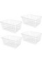 4 Pack Chest Freezer Organizer Bin Deep Freezer Basket Organizers Stackable Wire Storage Baskets Bin
