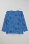 Boys' Pajama Set with "Playtime" Theme and Game Console Print, Ages 4–8, Blue - 4