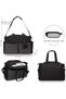 Diaper Bag Tote with Pacifier Case&Changing Station Upgrade Multi-Function Messenger Weekender Bag B - 3