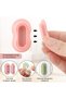 6 Pack Magnetic Remote Control Holder Wall Mount, Silicone Self Adhesive No Drill Remote Organizer, - 3