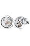 Mens Vintage Watch Movement Steampunk Cufflinks with Gift Box-Working,Triangle