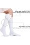 3 pairs Women Knee High Socks,Cotton Solid Lightweight Stocking - 4