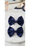 Satin Bow Hair Clip Set of 2 for Girls – Tiara Hair Clips (Hair Clips) - 2