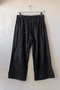 Italian Black-Elasticated Wide-Leg Corduroy Oversized Woven Pants 102 68 - 3