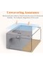Pack of 6 Clothes Storage Containers with Metal Frame, Foldable Storage Box with Lid, 25 L Stackable - 3