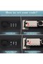 Secure 20-Key Lock Box with Combination Code & Labels | Wall-Mounted Key Storage Organizer Cabinet | - 3