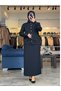 Women's Knitted Textured Jacket with Gold Button Details 37027