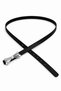 Women's Thin Buckled Belt with Bow Detail – Stylish Belt for Pants and Dresses, Available in Gold and Silver Buckle Options - 3
