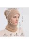 Winter Beanie Hat Scarf Set - 6