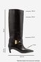 ALVERTON Brown Leather Arched Women's Low-Heeled Boots - 5