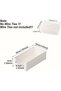 Cable Organizer Storage Box with 7 Wire Ties, Desktop Cable Management Box with Switch, Clear Electr - 5