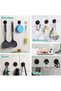 4PCS Heavy Duty Wall Mounted Adhesive Hooks, Waterproof and Rustproof, Suitable for Home, Office, Ba - 4