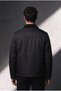 Retro-Style Velvet-Collar Coat with Pocket Detail - 2
