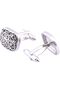 Men Silver Cufflinks stainless steel for Men C038 - 2